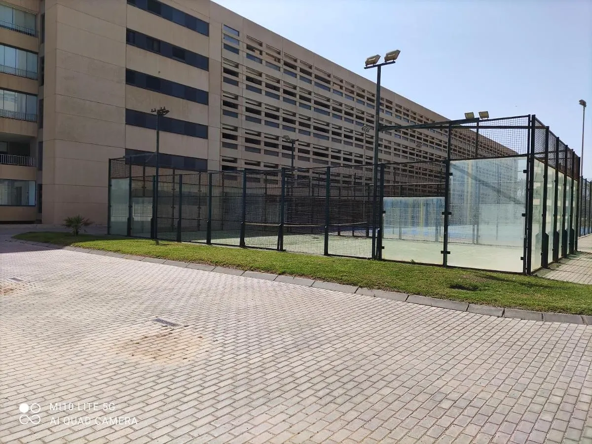 Apartamento de Lujo en primera linea playa, Piscina, Tenis, Padel, Gimnasio, Wifi, Garaje Roquetas de Mar 0*,